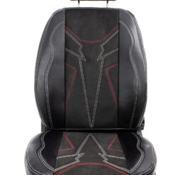 Piton Spark-Blade Nubuck White-Red Car Seat Cushion Cover Made in EU