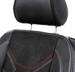 Piton Spark-Blade Nubuck White-Red Car Seat Cushion Cover Made in EU