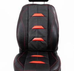 Piton Applicatore Leather Red Car Seat Cushion Cover Made in EU