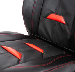 Piton Applicatore Leather Red Car Seat Cushion Cover Made in EU