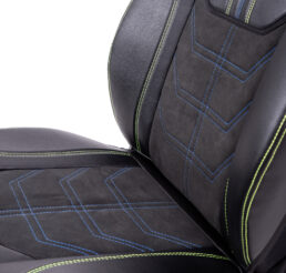 Piton Nettunello Nubuck Blue-Green Car Seat Cushion Cover Made in EU