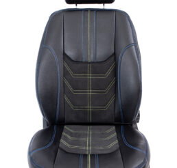 Piton Nettunello Nubuck Green-Blue Car Seat Cushion Cover Made in EU