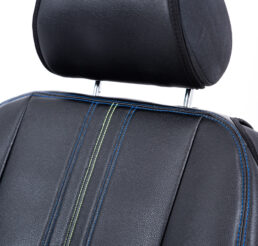 Piton Nettunello Nubuck Green-Blue Car Seat Cushion Cover Made in EU