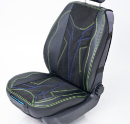 Piton Spark-Blade Nubuck Green-Blue Car Seat Cushion Cover Made in EU