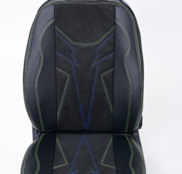 Piton Spark-Blade Nubuck Green-Blue Car Seat Cushion Cover Made in EU
