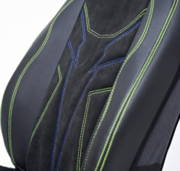 Piton Spark-Blade Nubuck Green-Blue Car Seat Cushion Cover Made in EU